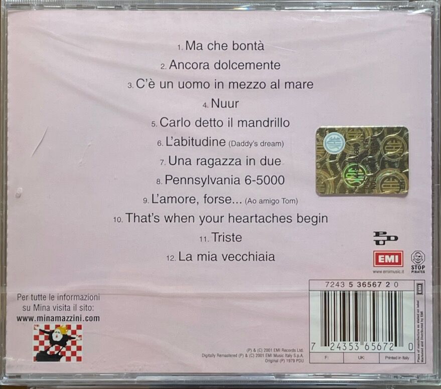 Mina Mazzini ミーナ・マッツィーニ 輸入盤 CD18枚まとめて 洋楽 Mina Mazzini ミーナ・マッツィーニ 輸入盤 CD18枚まとめて 洋楽
