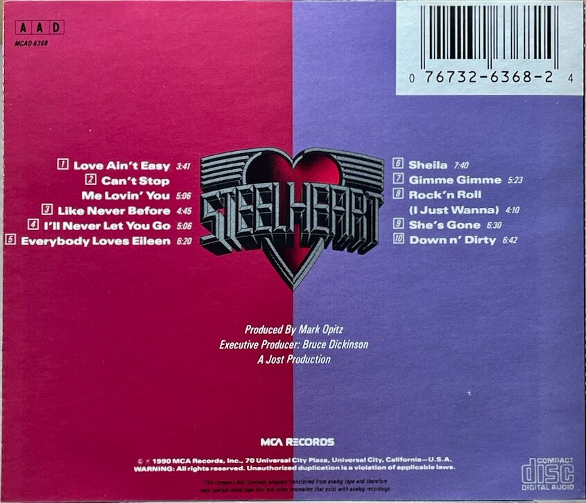 スティールハート／スティル・ハード［2DVD］ スティールハート/Steelheart | 音盤本舗