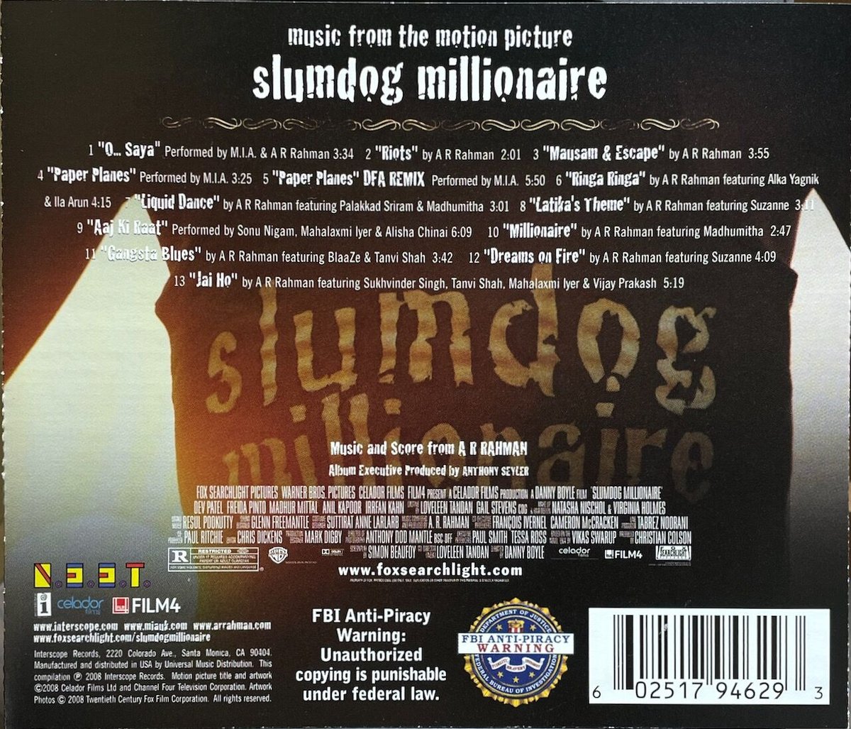 M.I.A. Paper Planes スラムドッグ$ミリオネア レコード Stream M.I.A