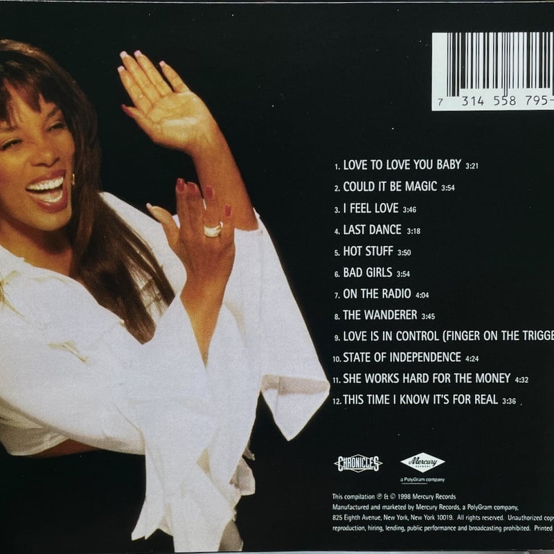 ドナ・サマー グレイテストヒッツ レコード DONNA SUMMER / Greatest hits | sixteen records (シックスティーン