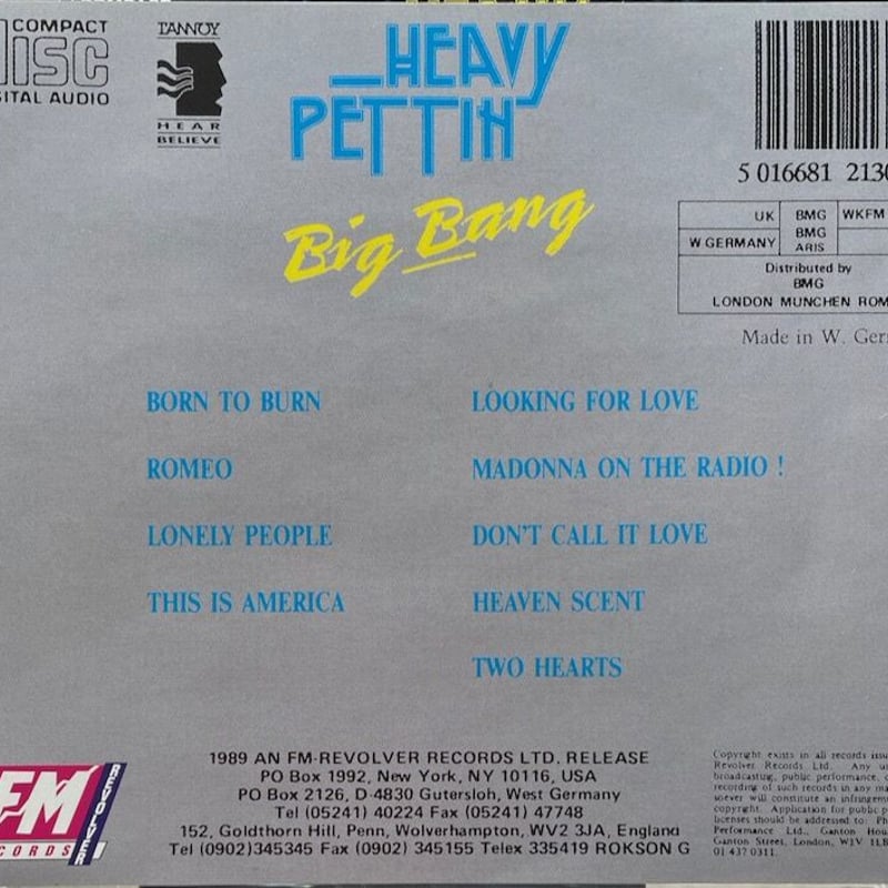 洋楽 Big Heavy Doggin' Em CD ヘヴィ・ペッティン/Heavy Pettin/Big Bang | 音盤本舗