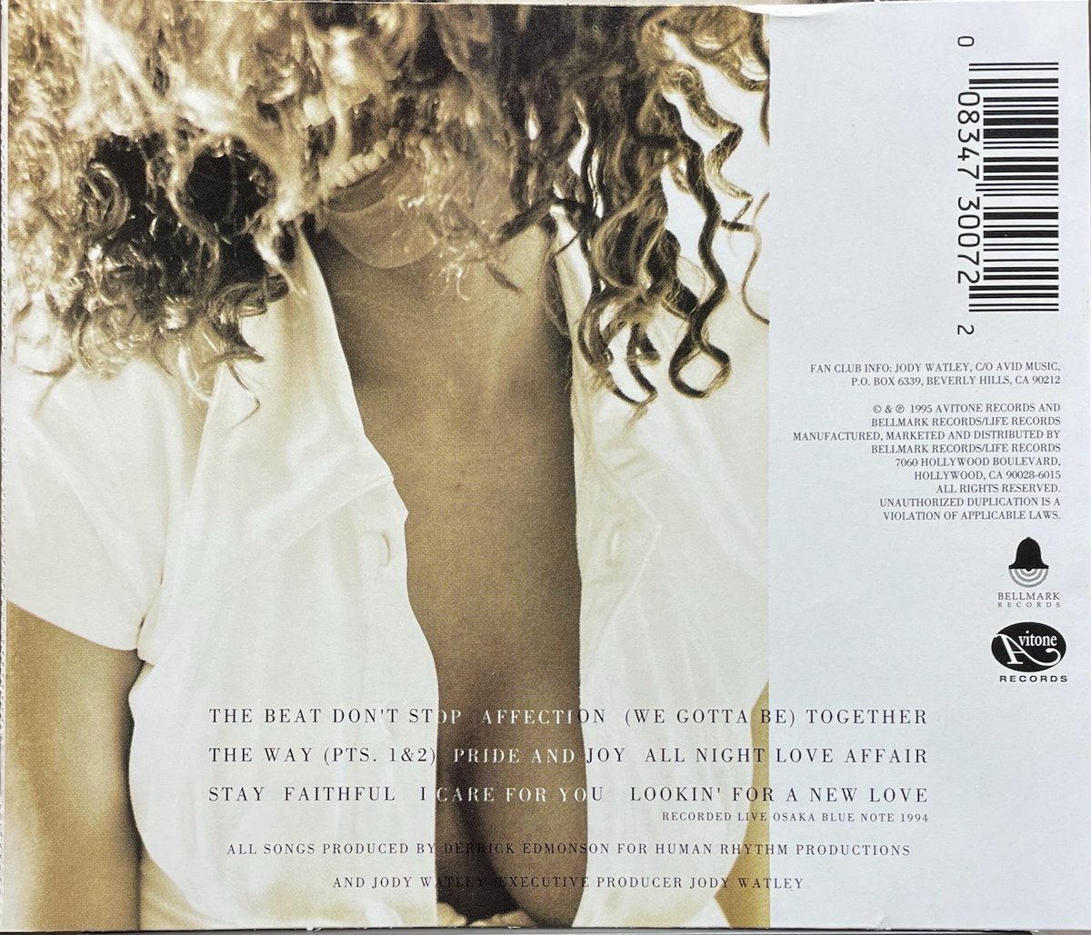 ジョディ・ワトリー/Jody Watley/Affection | 音盤本舗