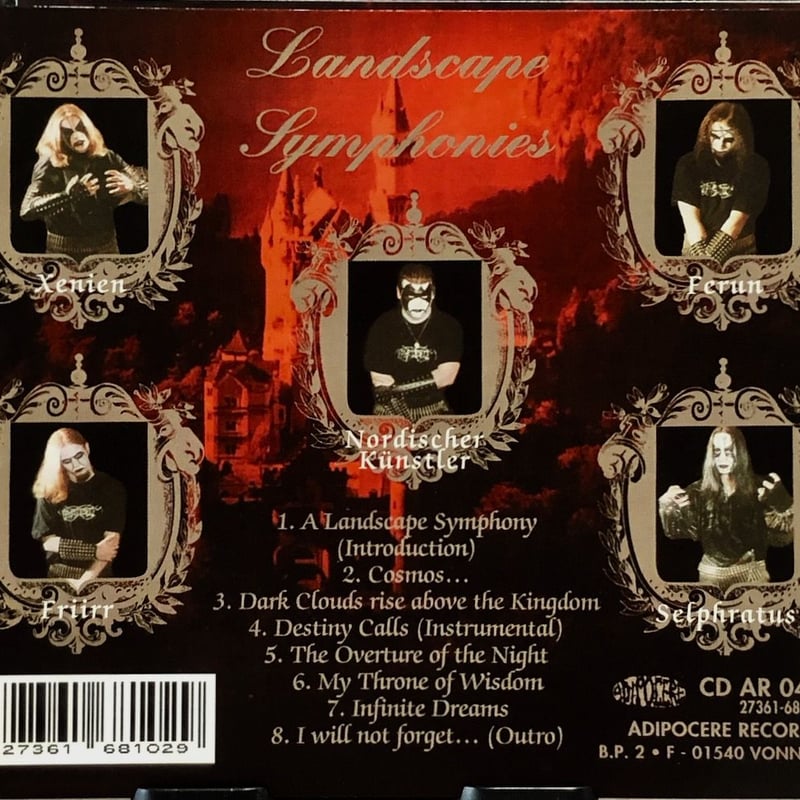 ブラックメタル MEPHISTOPHELES Landscape～ メフィストフェレス/Mephistopheles/Landscape Symphonies |