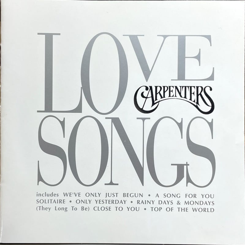カーペンターズ/Carpenters/青春の輝き ベスト2～ラヴ・ソングス/Love  