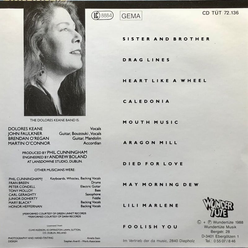 未開封ケルト音楽ドロレス・ケーンDolores Keane／Night Owl ドロレス・ケーン/Dolores Keane | 音盤本舗