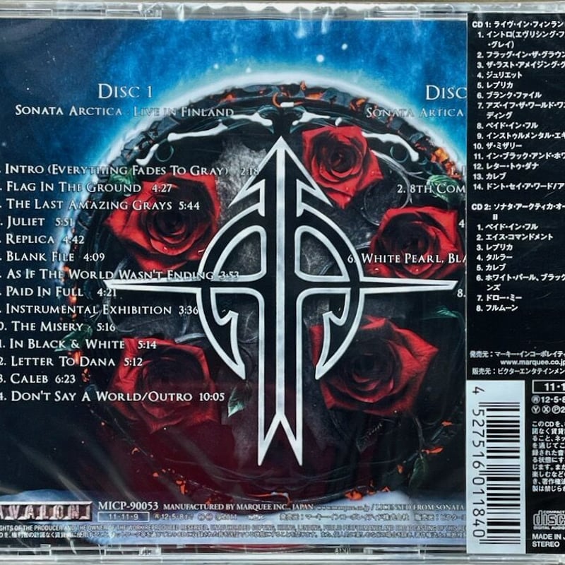 SONATA ARCTICA,直筆サイン入り,新品,ソナタ・アークティカ