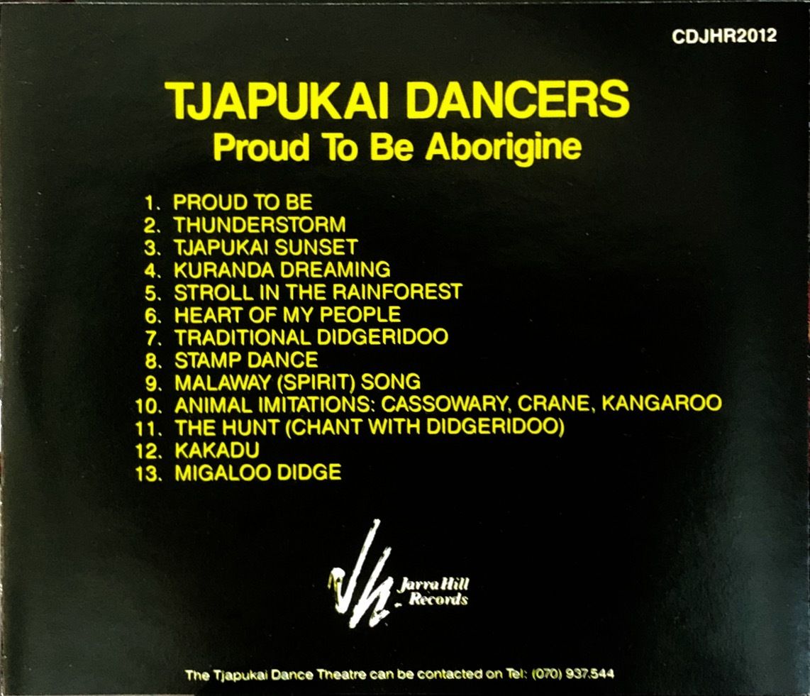 ジャプカイ・ダンサーズ / Tjapukai Dancers / Proud to Be Ab