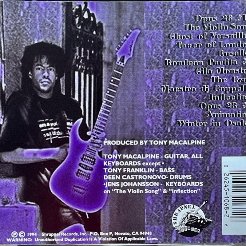 トニー・マカパイン/Tony MacAlpine/プリモニション/Premonition |