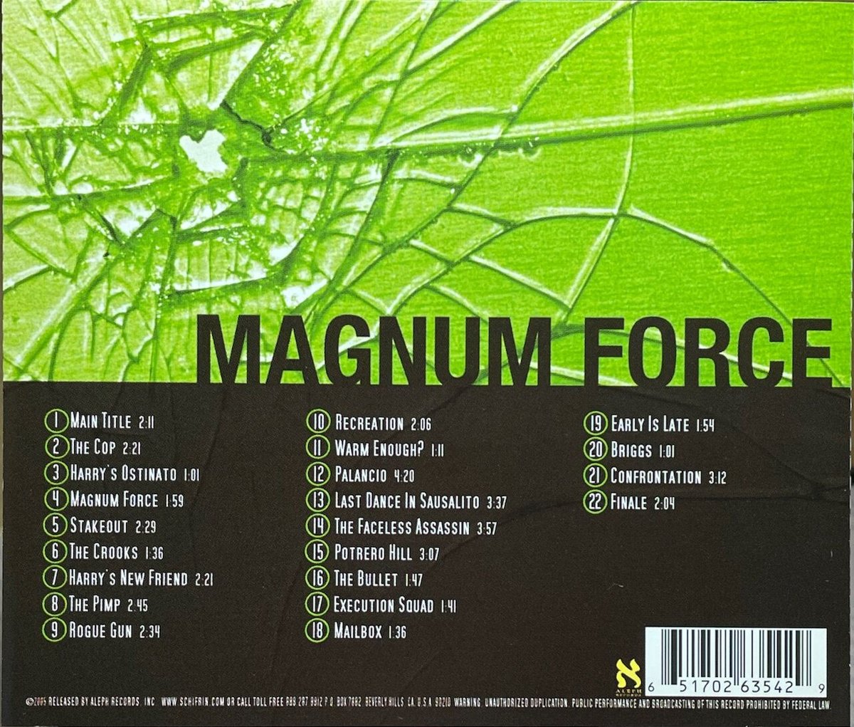 ダーティ・ハリー2 完全版　オリジナル·サウンドトラック　ラロ・シフリン A#1112◇サントラ◇ ダーティ・ハリー2 完全版 紙ジャケ ラロ