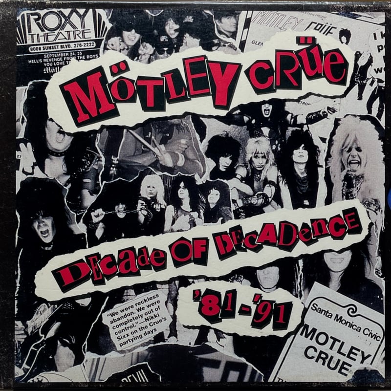 モトリー・クルー/Motley Crue/デケイド・オブ・デカダンス/Decade Of 