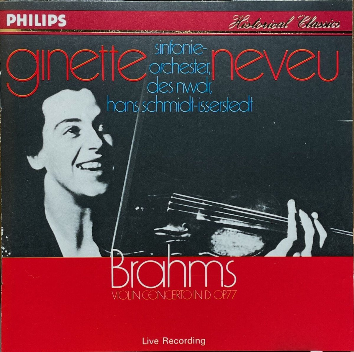 ジネット・ヌヴー/Ginette　Neveu/ブラームス:ヴァイオリン協奏曲/Brahms　V...