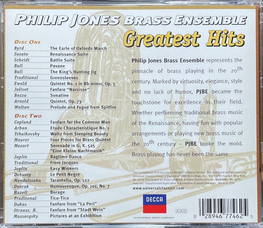 フィリップ・ジョーンズ・ブラスアンサンブル/Philip Jones