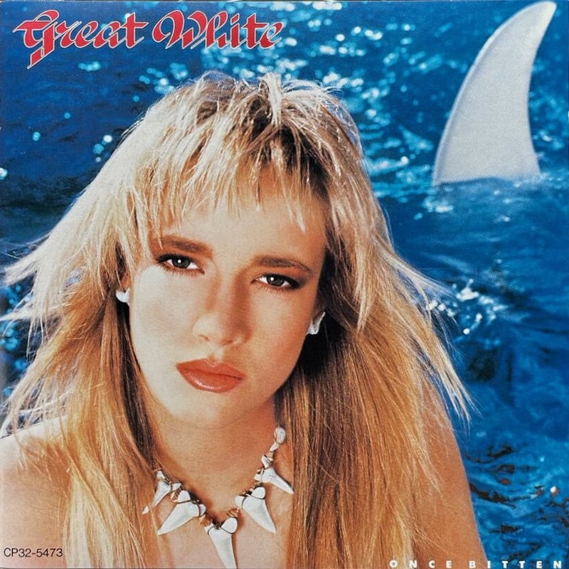 羊*様 バンドスコア GREAT WHITE(グレイト・ホワイト)フックト グレイト・ホワイト/Great White/ワンス・ビトゥン/Once Bitten