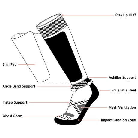 LE BENT SAMMY CARLSON PRO SERIES SNOW SOCK