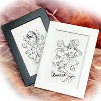 ～占術鑑定＆Design Your Shine あなたの願いを叶えるプチジュエリードローイング～　【複製画】シンプルフレームタイプ