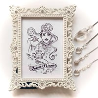 ～Design Your Shine あなたの願いを叶えるプチジュエリードローイング～【アイアンフレーム入り複製画】