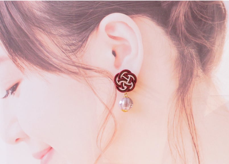 チョコデザートな水引耳飾り | Bloom beauty bar