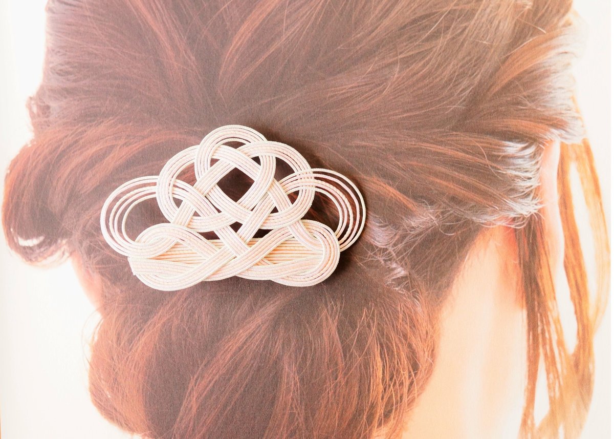 ティアラ風の水引ヘアクリップ | Bloom beauty bar