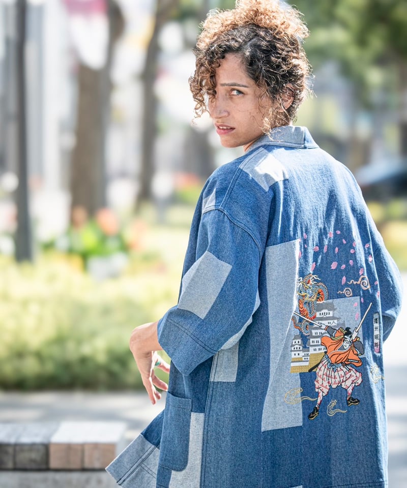 Denim samurai jacket | Himejien