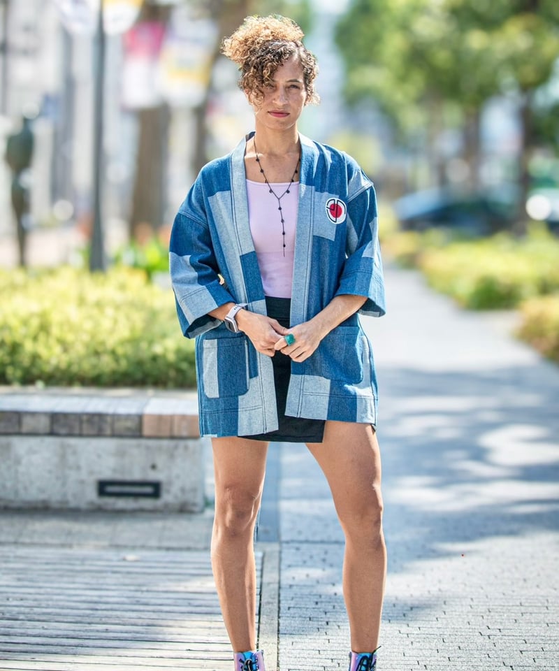 Denim samurai jacket | Himejien