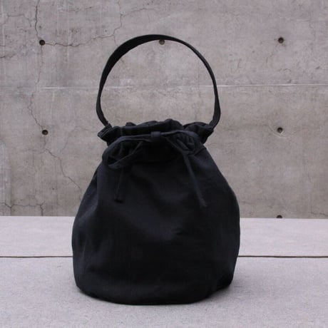 wrapping bucket bag【ブラック】