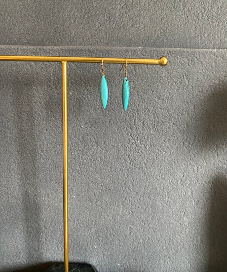 ピアス【 トルコ石 】金具交換可能 イヤリング ターコイズ  アクセサリー オリエタル ボヘミアン 雑貨 かわいい プレゼント アクセサリー
