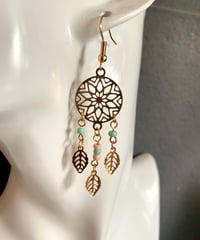 ピアス【 ゴールド × 3連 】金具交換可能 イヤリング  アクセサリー オリエタル ボヘミアン 雑貨 かわいい プレゼント