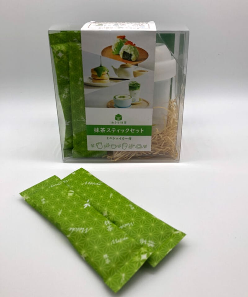 自家製抹茶 スティックセット・ミニシェイカー付き | 狭山銘茶 自家製抹茶 スティックセット・ミニシェイカー付き | 狭山銘茶