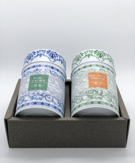 欧風缶ギフト | 煎茶＆紅茶