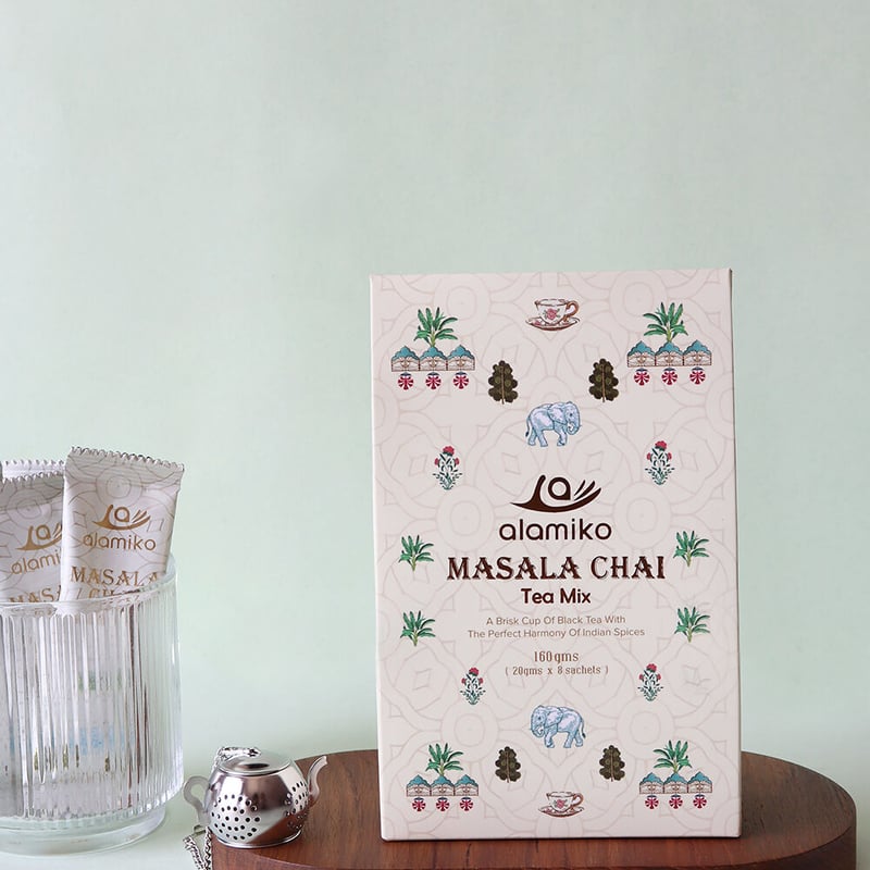 マサラチャイ ティーミックス 160g (20g✖️8本入り) 1杯分ずつ個包装