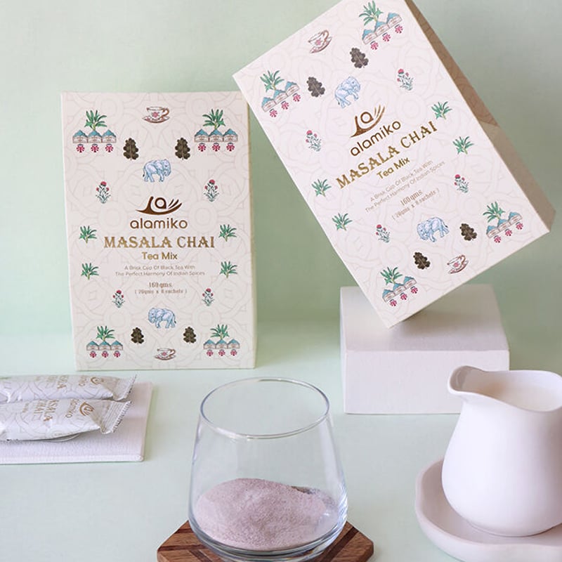 マサラチャイ ティーミックス 160g (20g✖️8本入り) 1杯分ずつ個包装