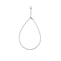 Tiny Pearl Choker (Silver/Long)