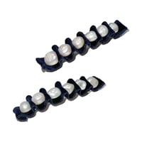 Pearl velvet barrette