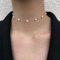 Station Pearl Necklace