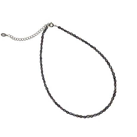 Tiny Pearl Choker（Black）