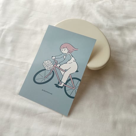 ポストカード / 自転車