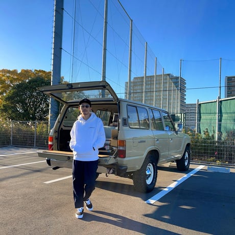 HELLO LANCREW  Hoodie ホワイト
