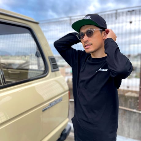 HELLO LANCREW L/S T-Shirt ベーシック BK