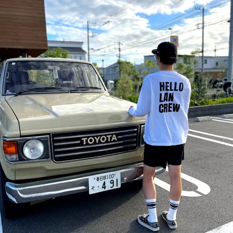 HELLO LANCREW L/S T-Shirt ベーシック WH
