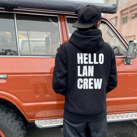 HELLO LANCREW  Hoodie ブラック