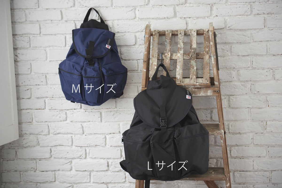 3POCKET BACK PACK(Mサイズ) NAVY | MELO NEWYORK STORE