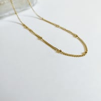Dot Chain Necklace / gold