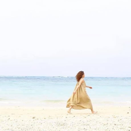 渚のキャミワンピ ／ ベージュ