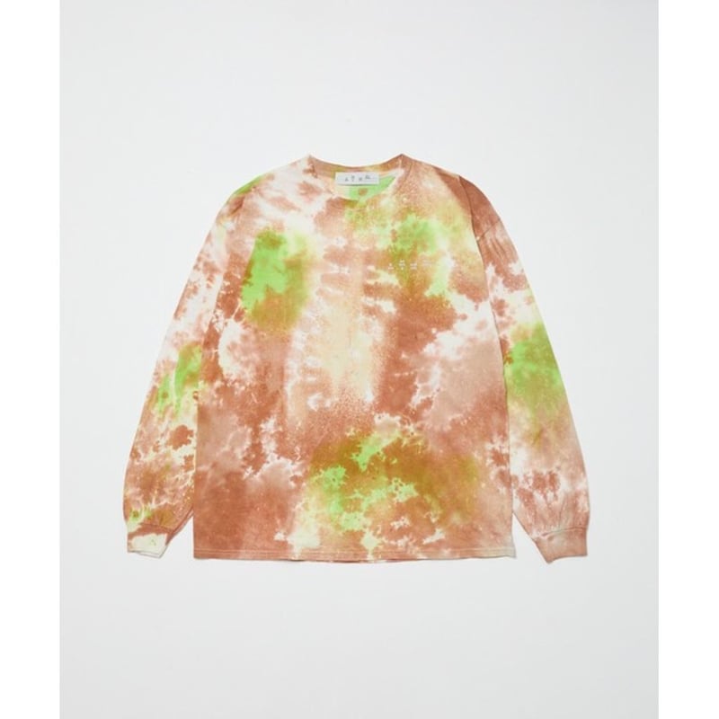 BAL LOGO TIE DYE LS TEE by YUKIDYE | MAROON