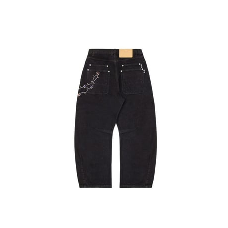 VANDY THE PINK Cotton Twill Stud Pants