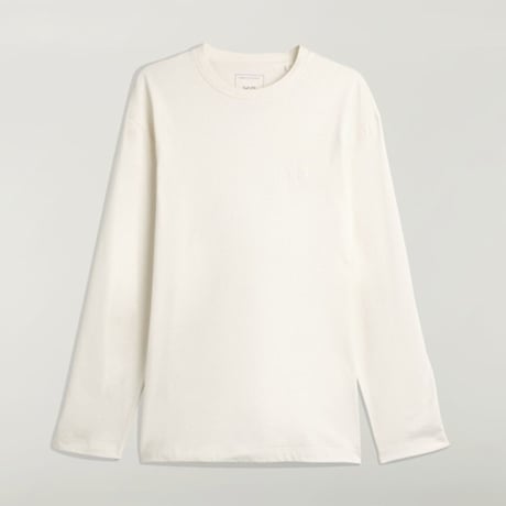 Y-3 Y-3 LOGO LONG SLEEVE TEE（CHALK WHITE）