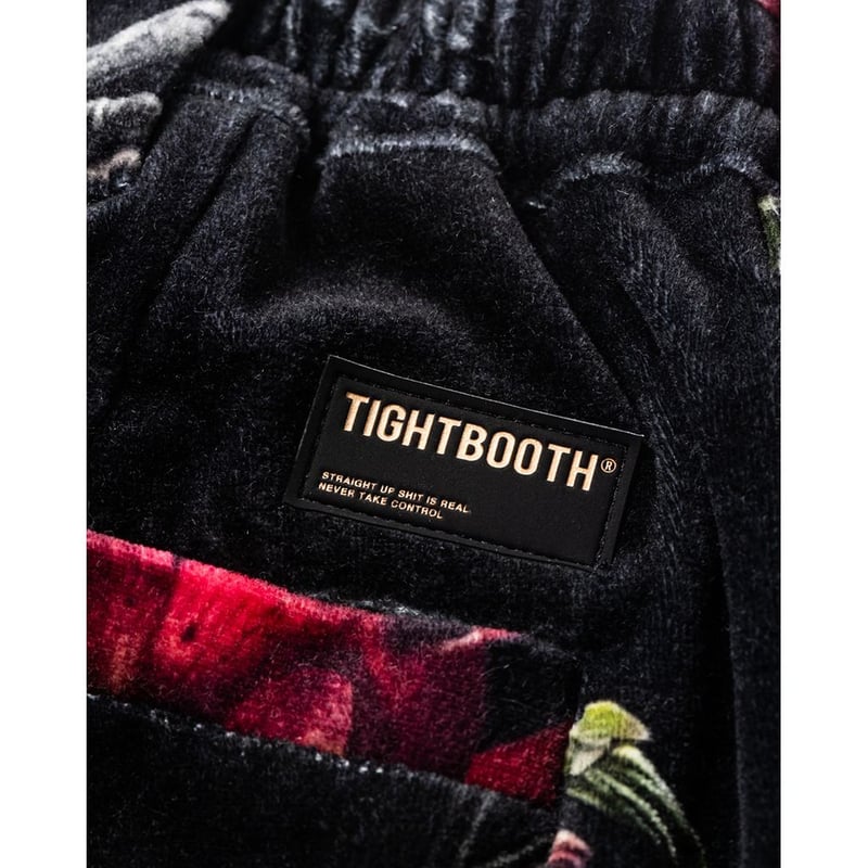 TIGHTBOOTH DOGWOOD VELOUR BALLOON PANTS | MAROON