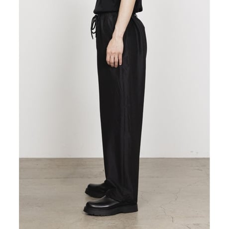 MARKAWARE  BRATAC SILK × ORGANIC WOOL TAFFETA WIDE TRUCK PANTS