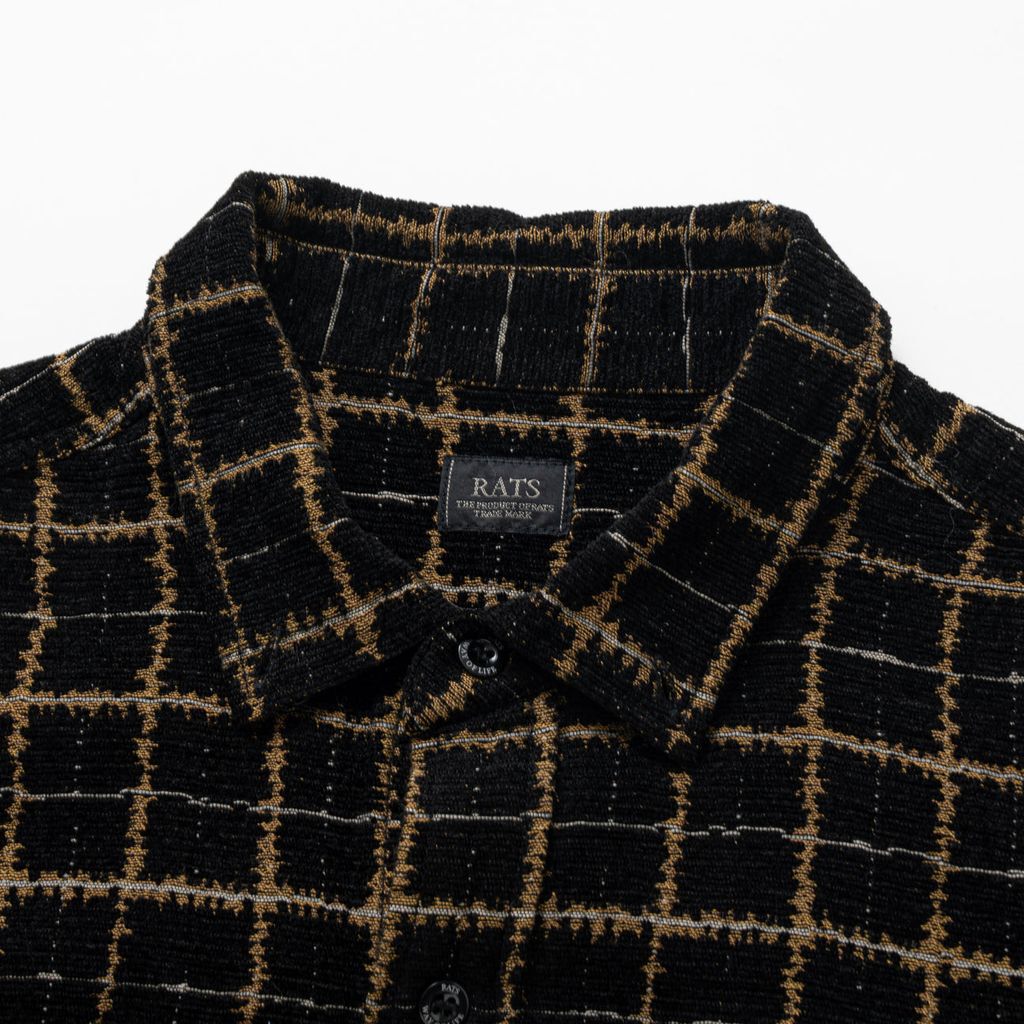 RATS MOLESKIN CHECK SHIRT | MAROON