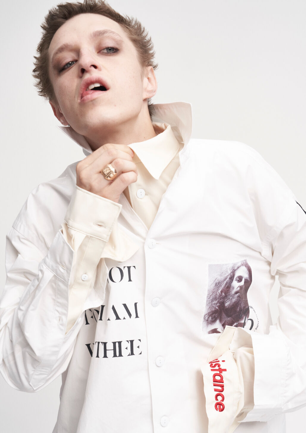 beauty:beast BONTAGE SHIRT | MAROON